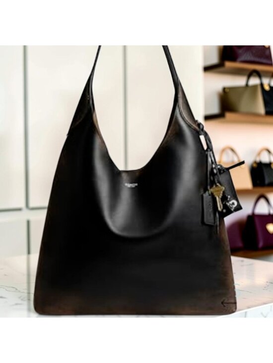 Coach Handbags - NEW!  COACH Loved Leather Brooklyn 39 Hobo Tote Bag with Bag Charm 623A330P